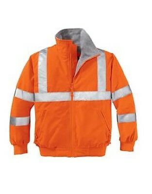 2 Challenger Reflective Jackets Embroidered4Ur Construction Co. WHeavy Equipment