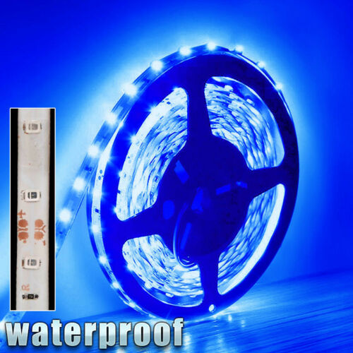 Car Suv Wireless Waterproof LED Strip Light 16ft For Boat Rv Blue Truck