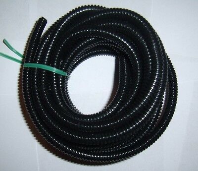 20 Ft. 1/4" Split Wire Loom Conduit Polyethylene Tubing Car Audio Installation