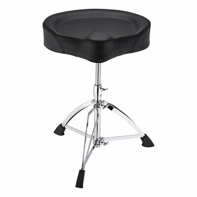 Adjustable Folding Padded Seat Chair Drum Throne Drummer Stool Stand Percussion