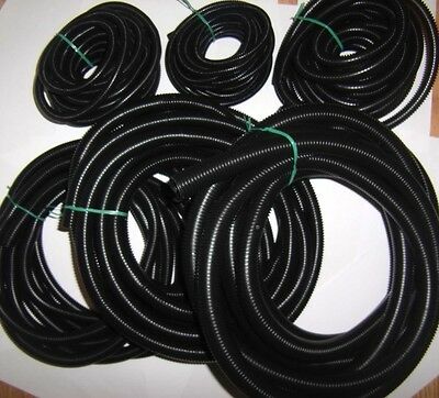 35 Ft 1/8"1/4"3/8"1/2"5/8"3/4"1" Split Wire Loom Conduit Polyethylene Tubing New