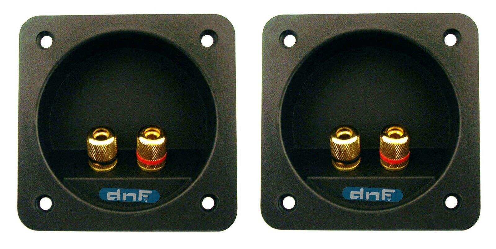 2 Pack Speaker Box Terminal Square Twist Cup Connector Subwoofer Enclosure Wire