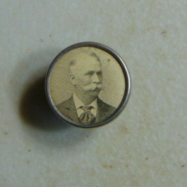 Asa Bushnell 1897 Ohio Local Campaign Pin Button Political