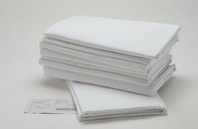 Le12 New Cotton Blend White Standard Size Hotel Linen Pillow Cases  T180 Percale